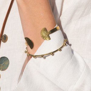 Gold Plated Cuff Bracelet